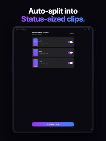 ClearStatus: Crispy Crisp iPad screenshot