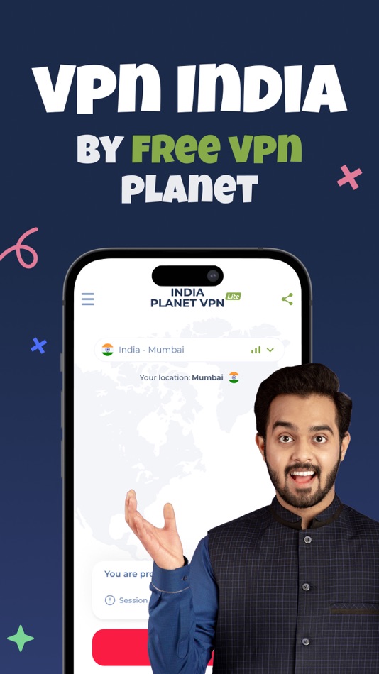 #1. VPN India - Private & Secure (macOS) Podle: FREE VPN PLANET S R L