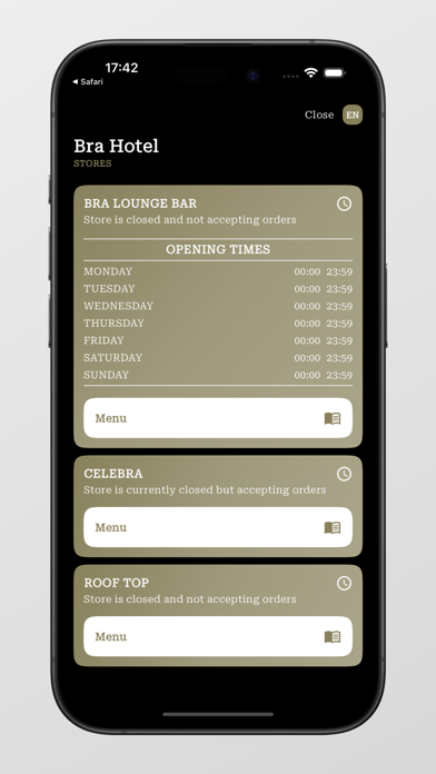 Bra Hotel Screenshot