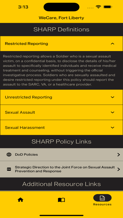 WeCare, Ft Bragg Screenshot