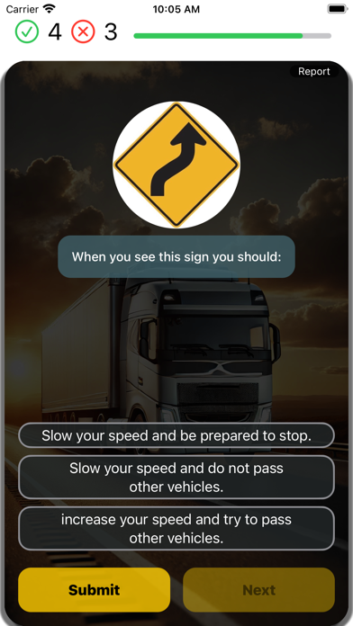 Maryland CDL Test 2025 Screenshot