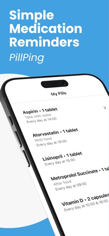 Pill Reminder - PillPing Screenshot 1 of 5