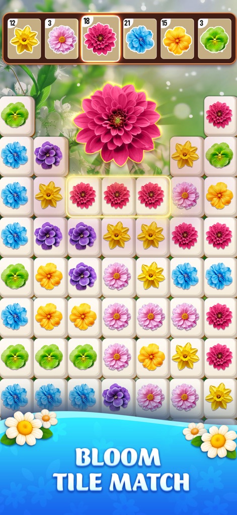 Zen Blossom: Flower Tile Match - null