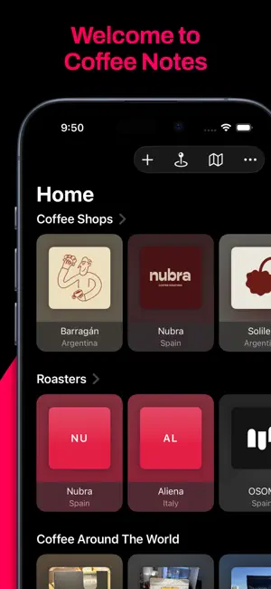Feca.app — Coffee Notes screenshot 1
