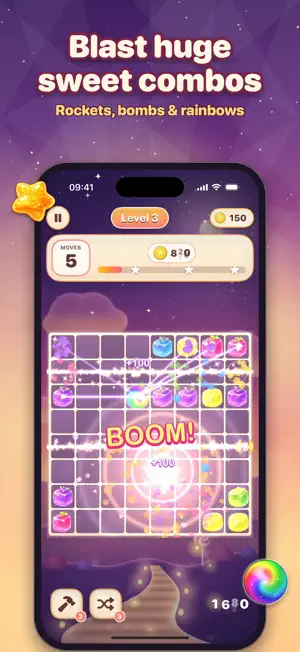 Jelly Splash: Cozy Match 3 screenshot 3