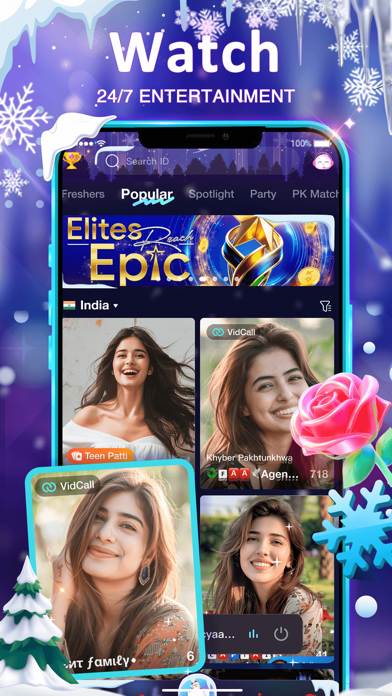 Screenshot #1 pour StreamKar - Live Video Chat