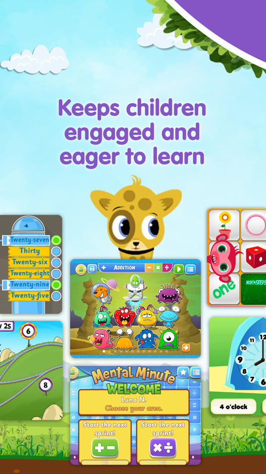 #5. Mathseeds: Fun Math Games (iOS) 由: Blake eLearning