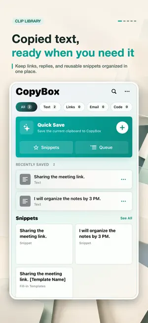 CopyBox - Copy & Paste screenshot 1