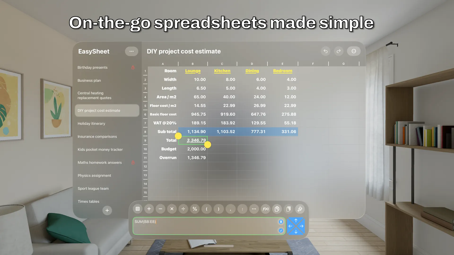 Easy Sheet screenshot