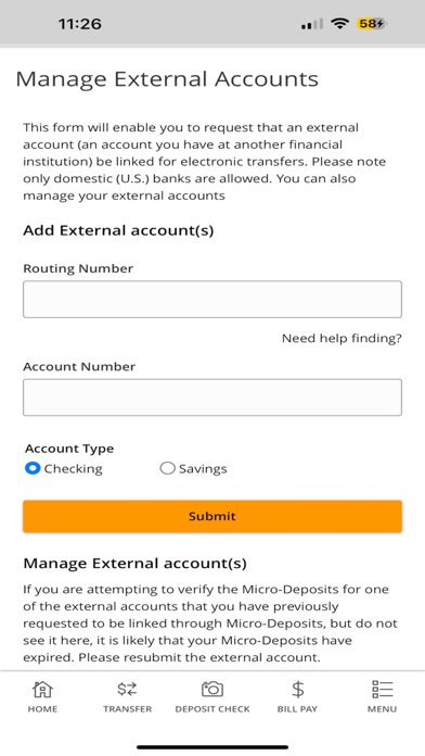 Kearny Bank Mobile Banking Screenshot