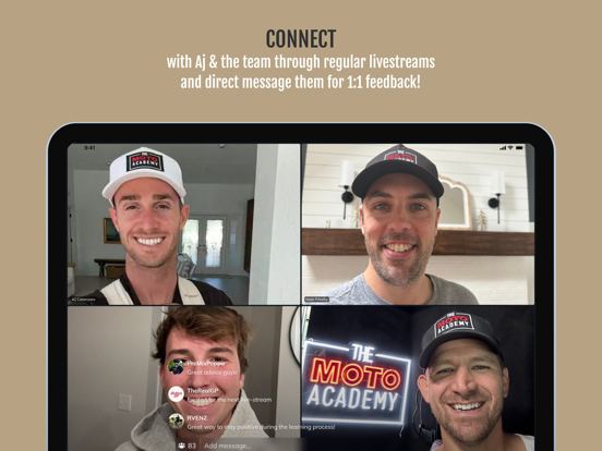 The Moto Academy 2.0 iPad screenshot 3 - Social Networking app