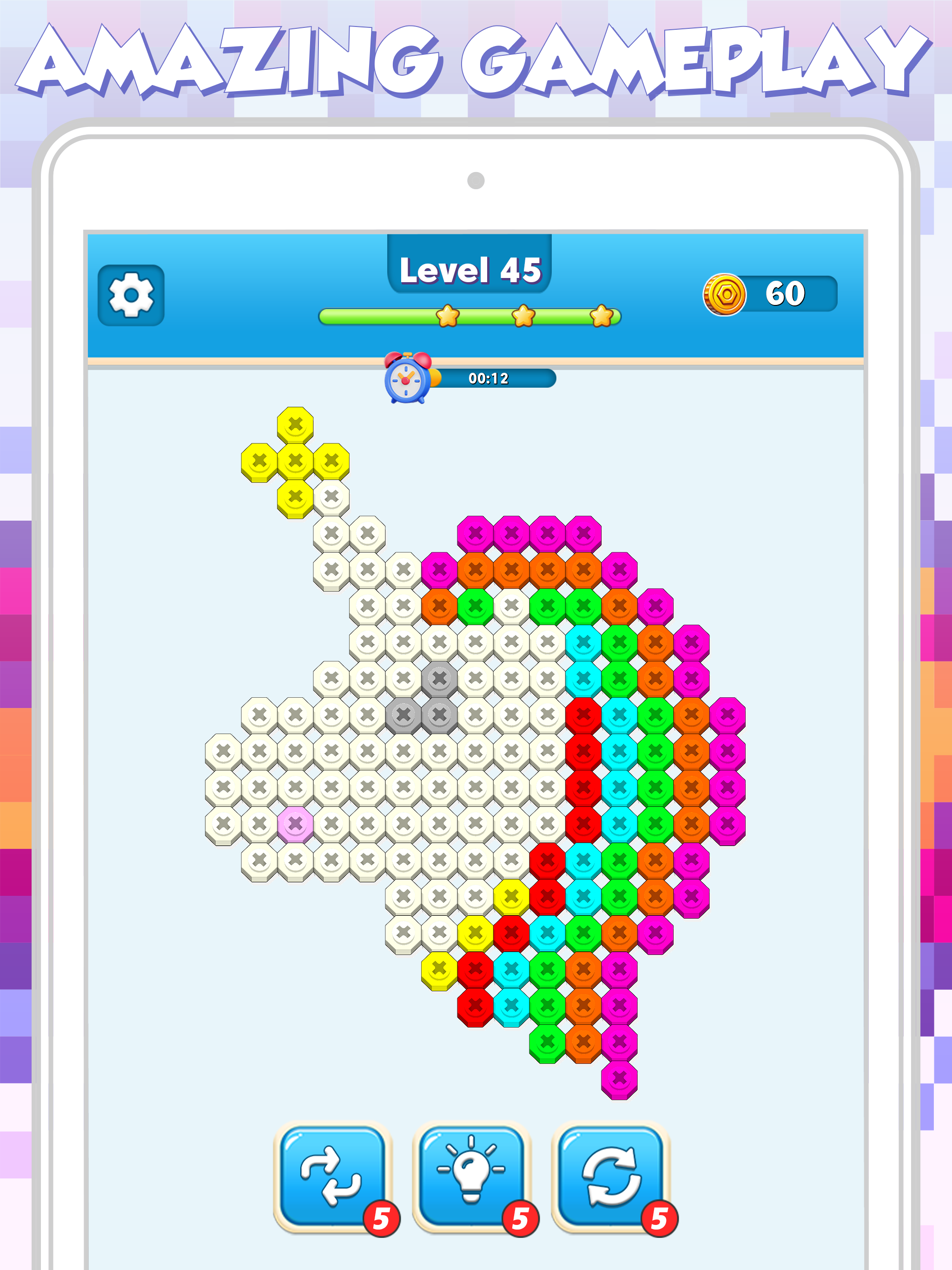 Nut and Bolt Sort Color Match screenshot 7