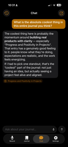 Afterword - voice journaling screenshot 9