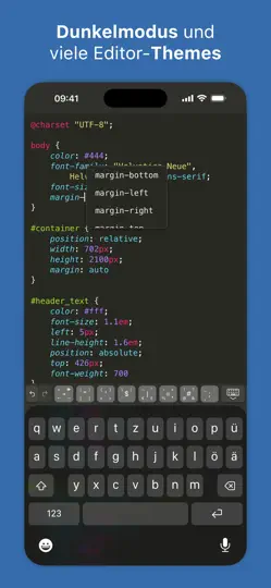 Screenshot von Textastic School & Business auf dem iPhone 2