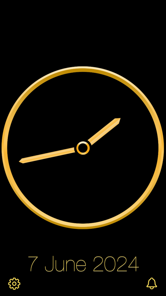 #2. Gold Luxury Clock (iOS) 由: Nitrio