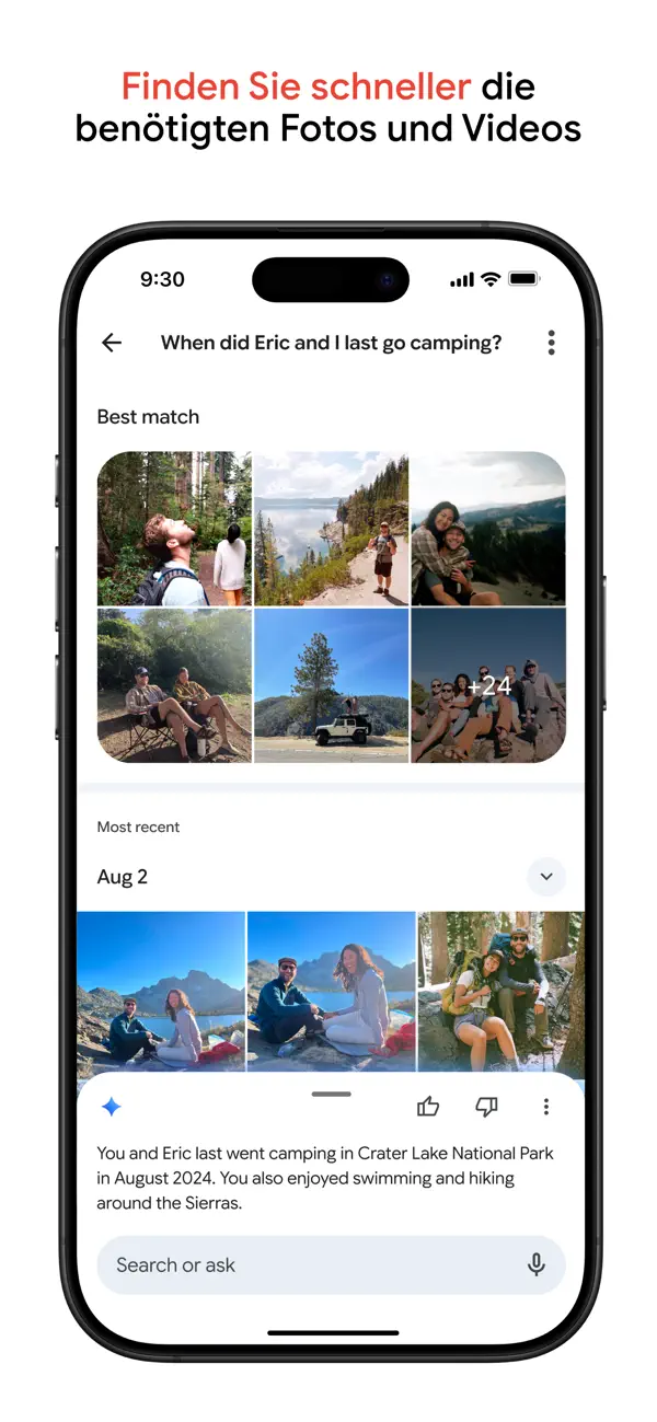 Google Fotos iPhone App Screenshot 5 – Foto & Video
