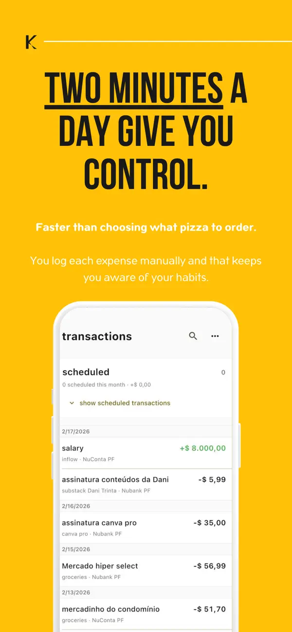 #4. kvit (iOS) Ved: Gustavo Aguiar
