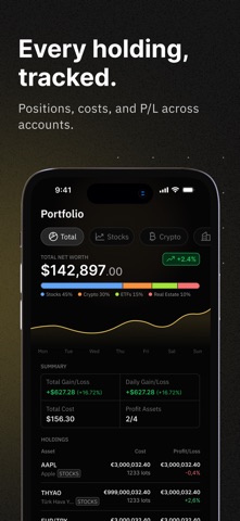 Elektrum: AI Portfolio Tracker screenshot