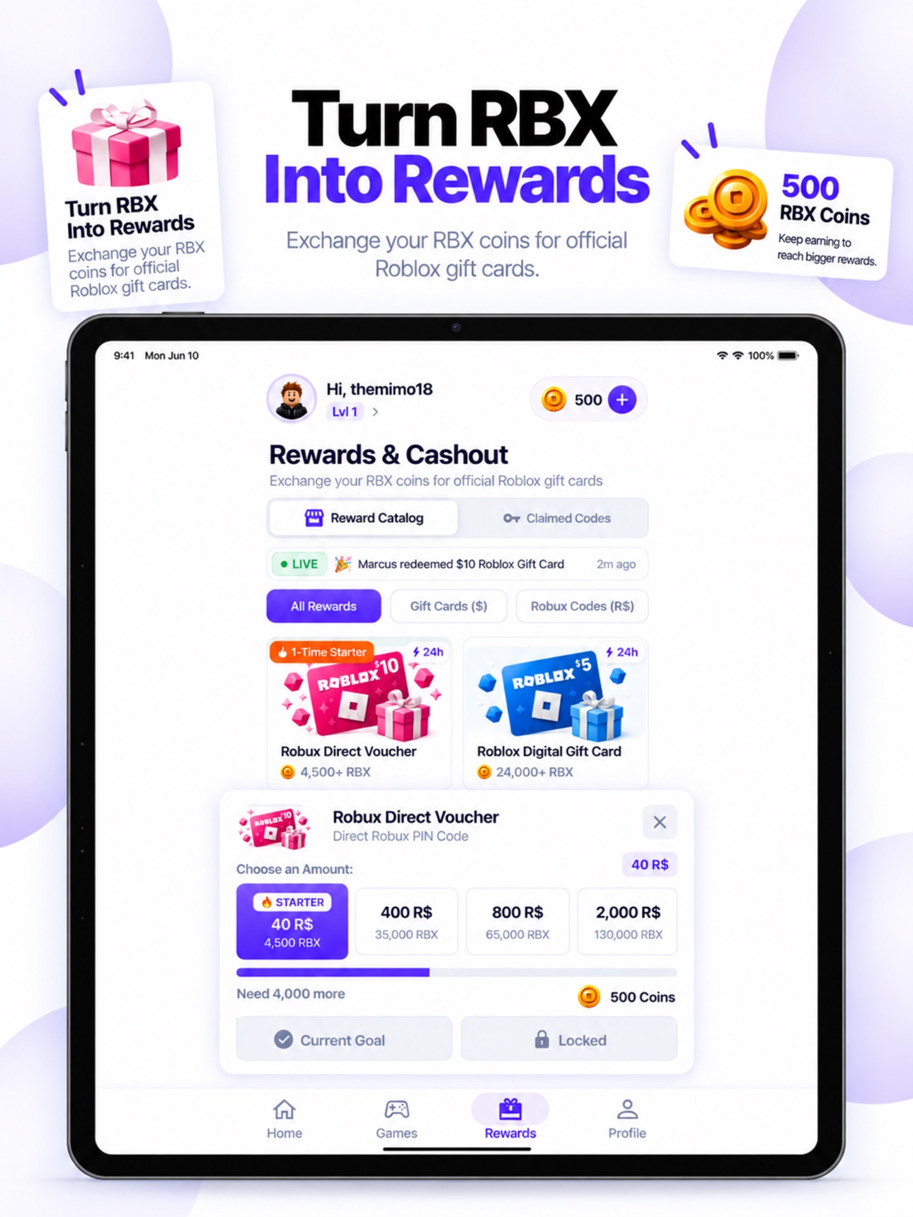 Screenshot 10 of RBX Rewards : Blox Mini Games