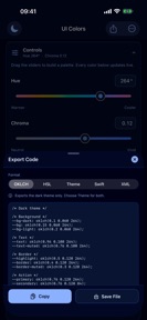 UI Color Palette Designer screenshot