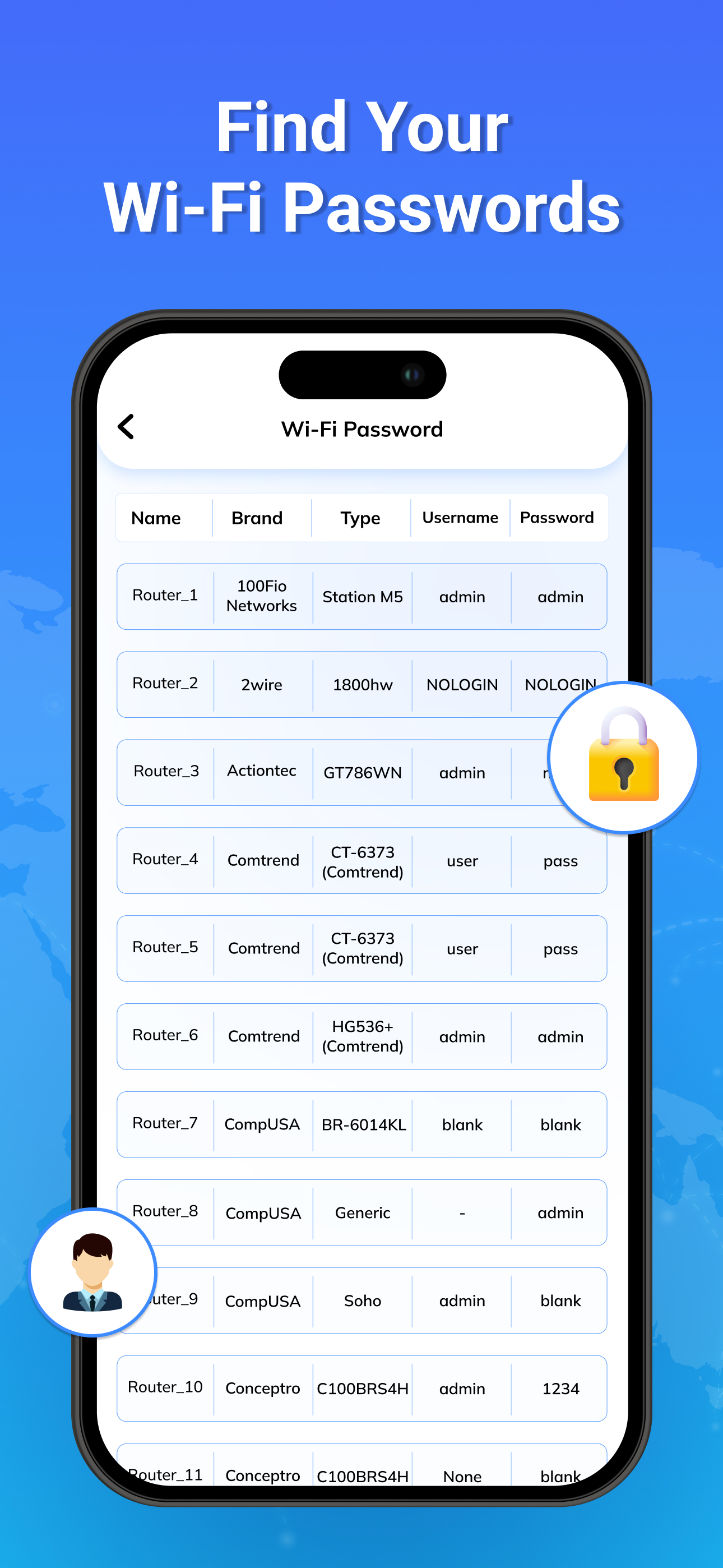Wifi Password on Map Wifi View screenshot 6