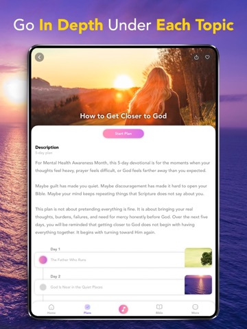 Daily Devotional For Women App iPad screenshot