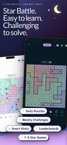 Hoshi: Star Battle Puzzles Screenshot 1 of 8