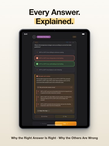 ServSafe Manager Prep: 2026 iPad screenshot
