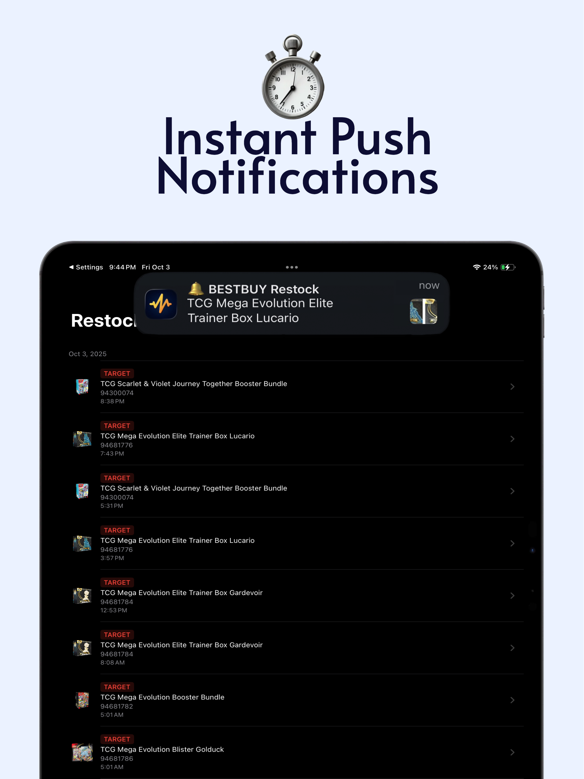 Restock Pulse – TCG Alerts