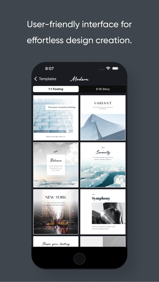 #7. Recty: Social Post Design (iOS) 由: The Visualization