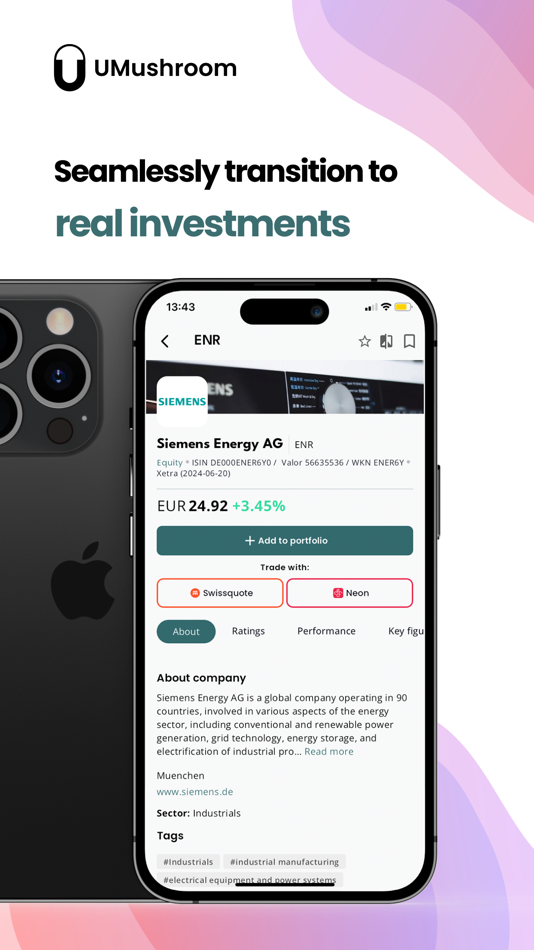#7. UMushroom: Investing Made Easy (iOS) 由: UMushroom