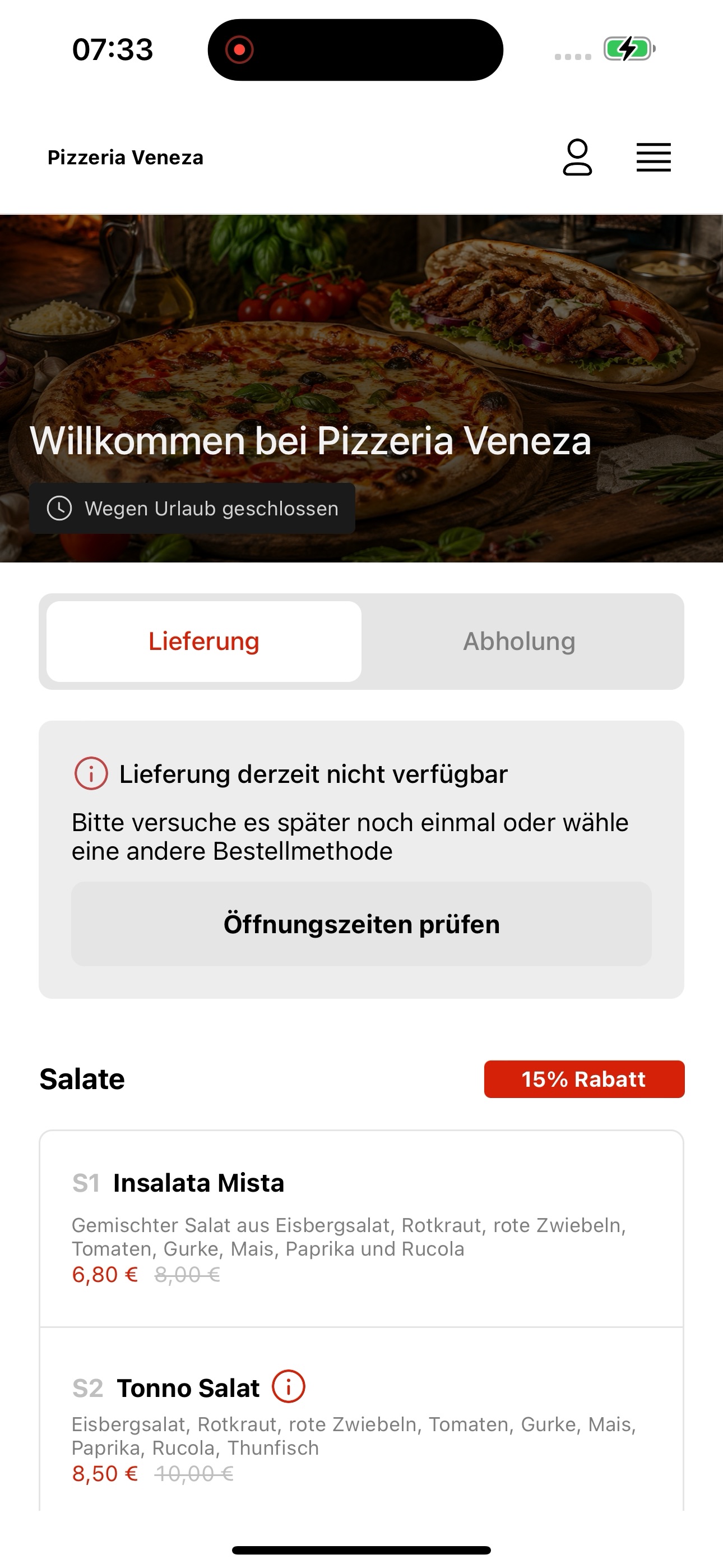 Screenshot 5 of Pizzeria Veneza