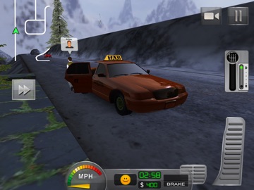 Taxi Driver 3D : Hill Station iPad screenshot