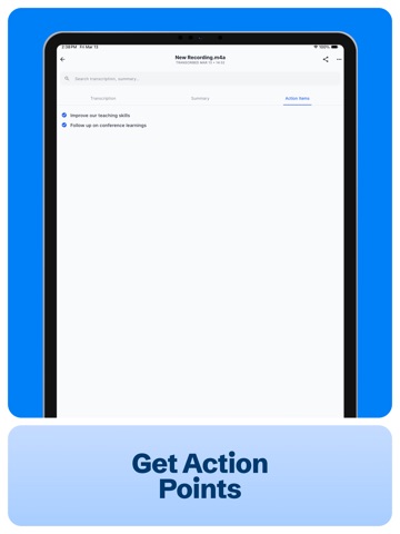 Speech to Text - Transcribe It iPad screenshot