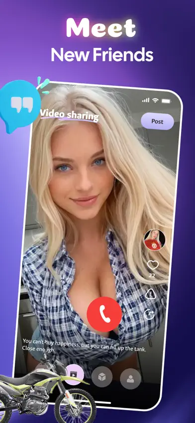 Luvia - Adult Friend，Live Chat screenshot 1