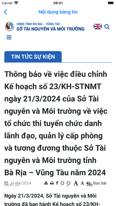 Truyền Thông Môi Trường BRVT Screenshot
