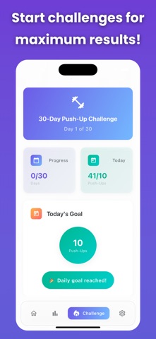 Push-up Counter: Daily Reps screenshot