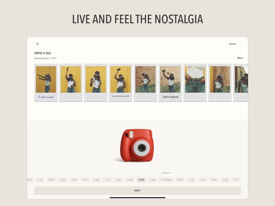 VNTG: Vintage Photo Editor iPad app afbeelding 5