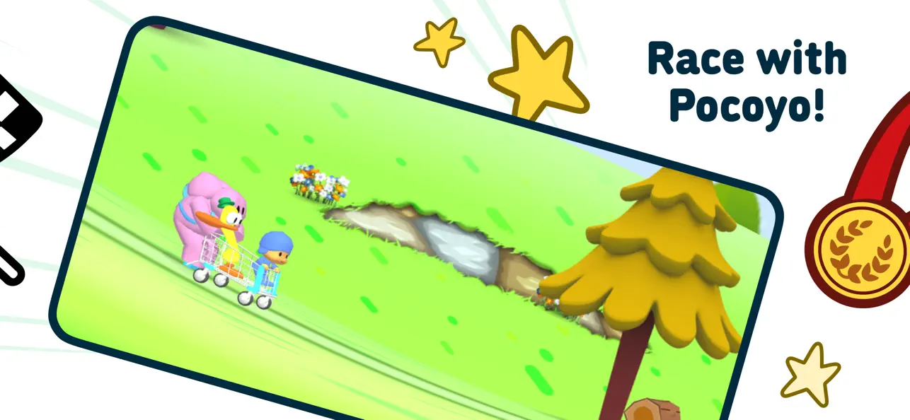 Screenshot #2 pour Pocoyo Run & Fun: Courses!