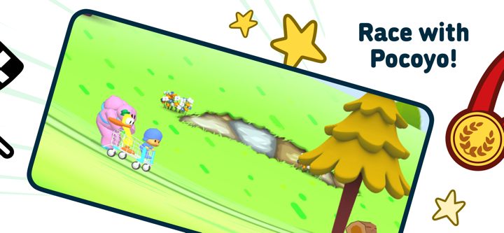 Pocoyo Run & Fun: Hill Racing Info on United States App Store - App ...
