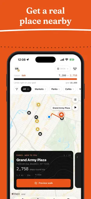 Foray: Walks & Step Goals screenshot 2