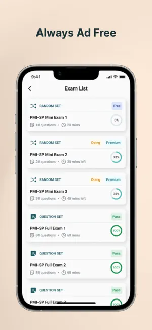 PMI-SP Exam Simulator screenshot 3