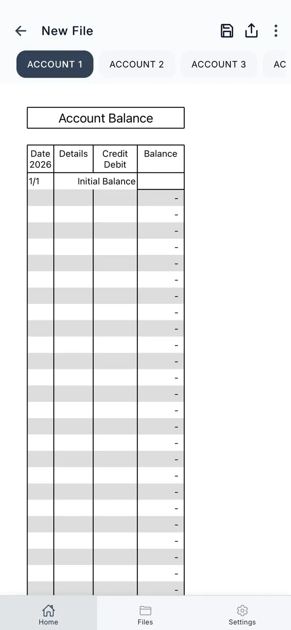Screenshot #2 pour Account Statement