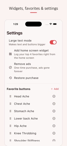 PainTap - One-Tap Pain Log Screenshot 4 of 5
