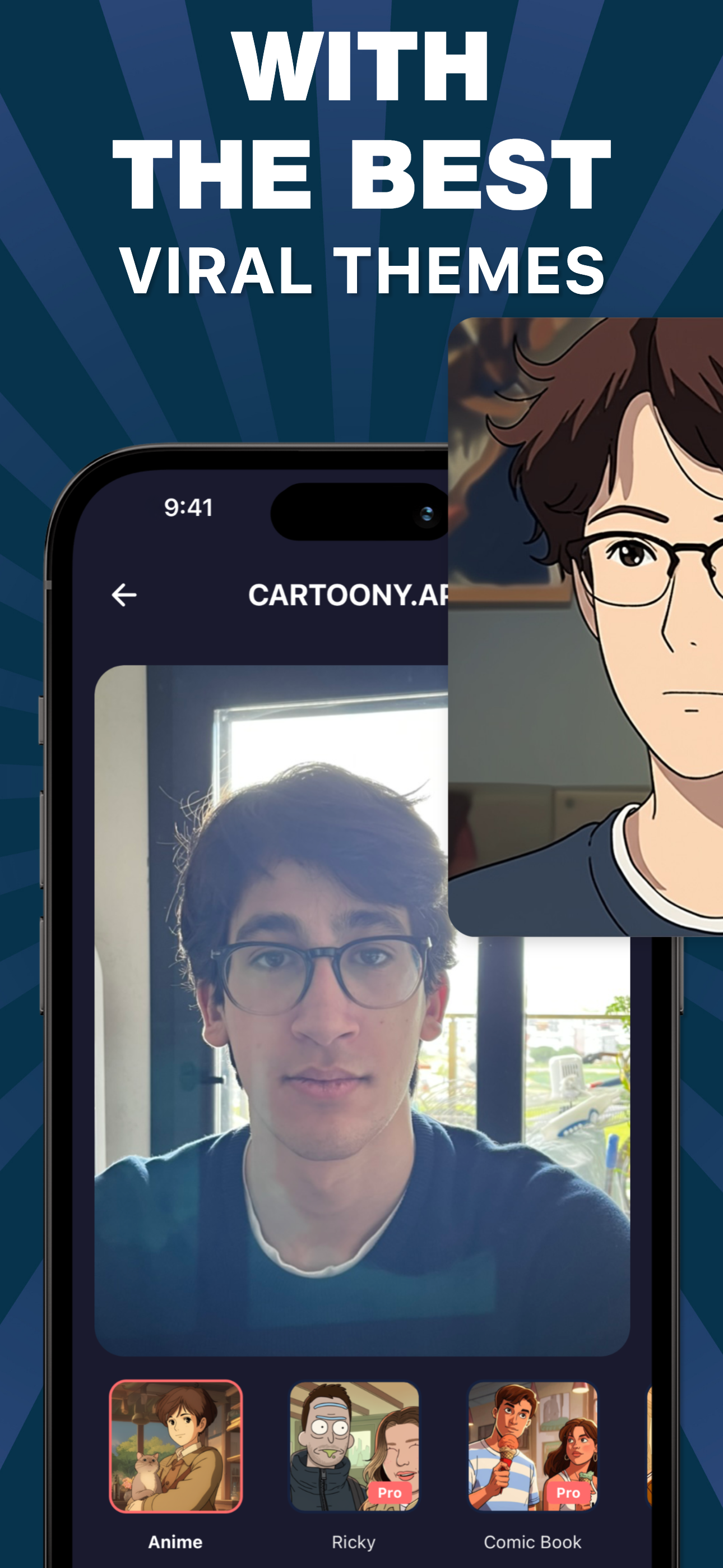 Cartoony: Anime Cartoon Maker screenshot 2