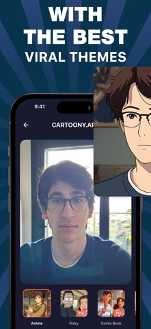 Cartoony: Anime Cartoon Maker iPhone screenshot