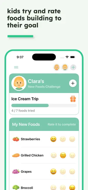 Yummi Picky Eater Food Tracker screenshot 2