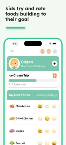 Yummi Picky Eater Food Tracker screenshot