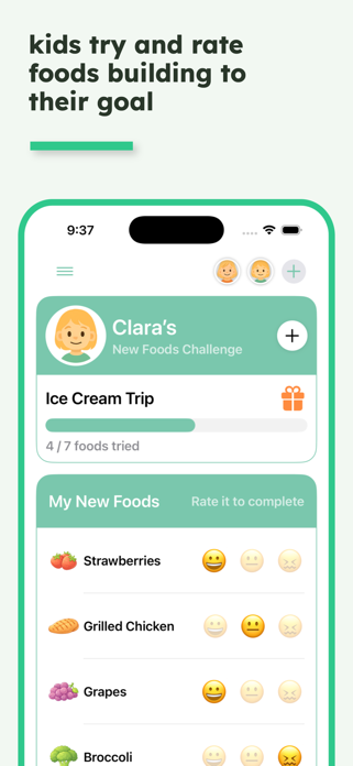 Yummi Picky Eater Food Tracker Screenshot 2 of 7