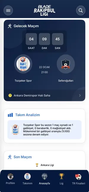 Blade Rakipbul Ligi iPhone screenshot 1
